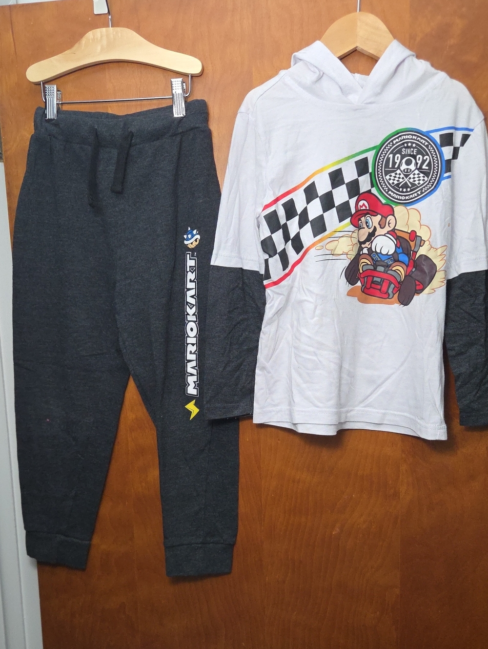 Mariokart Boys' Dark Gray Jogger Pants
